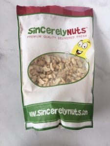 Raw Cashews in Package