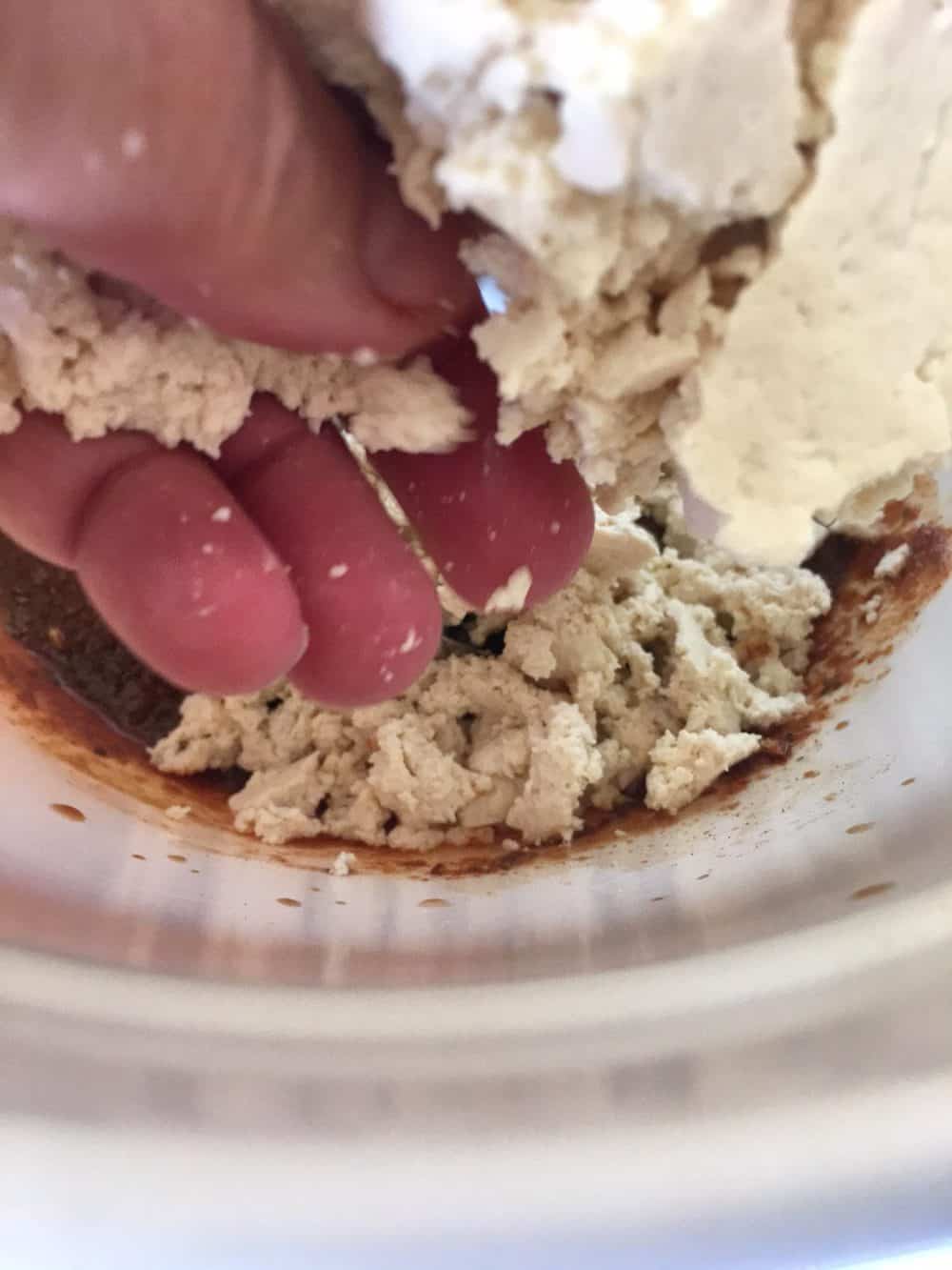 OvenBaked Sausage Tofu Crumbles with Extra Firm Tofu Veggie Fun Kitchen