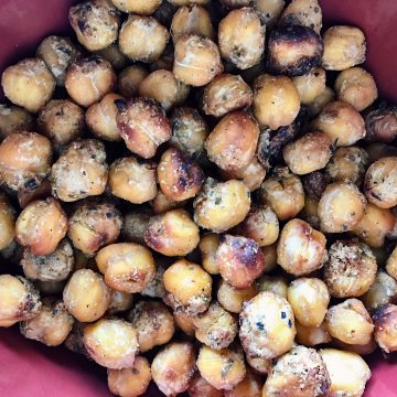 Italian Roasted Chickpeas in the Dish