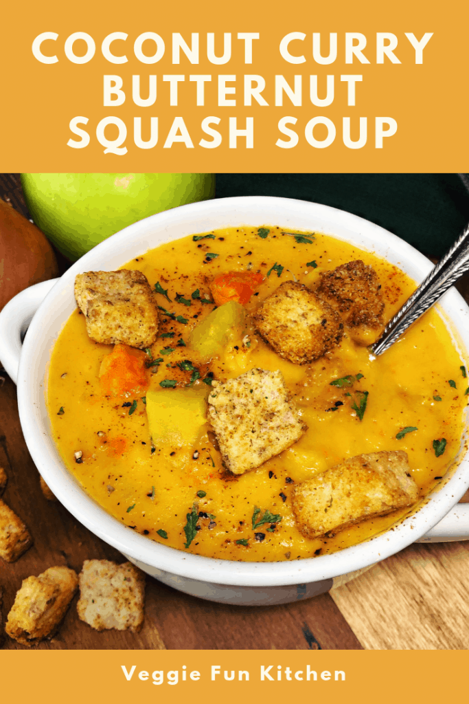 Coconut Curry Butternut Squash Soup Pin