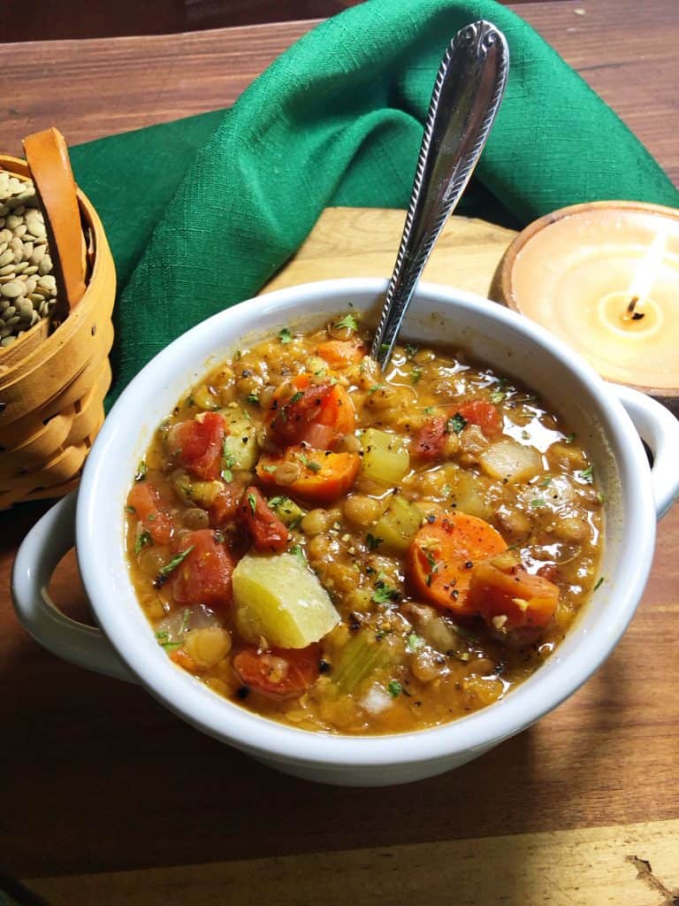Veggie Lentil Soup (Instant Pot) | Veggie Fun Kitchen