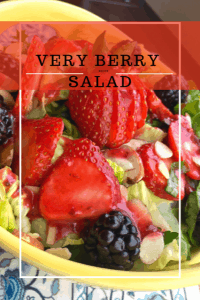 berry salad in yellow dish