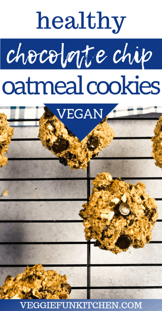 oatmeal chocolate chip cookies cookies on a rack