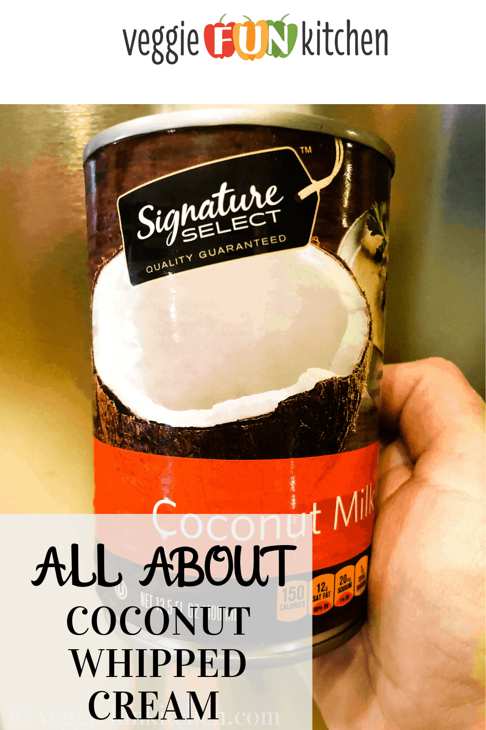 Coconut Milk Whipped Topping Experiment (with Recipe) Veggie Fun Kitchen