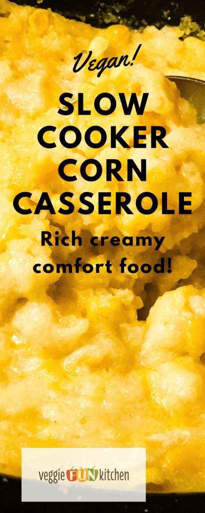 corn casserole with text overlay