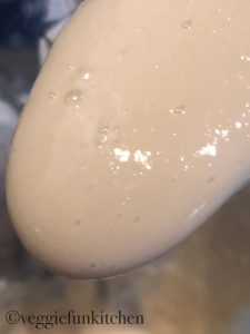 vegan sour cream made of silken tofu