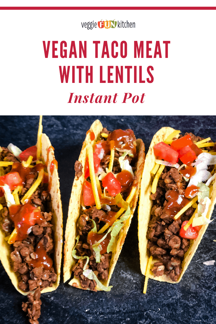 Vegan Taco Meat with Lentils (Instant Pot) Veggie Fun Kitchen