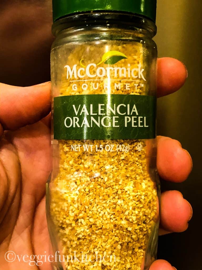 jar of valencia orange peel