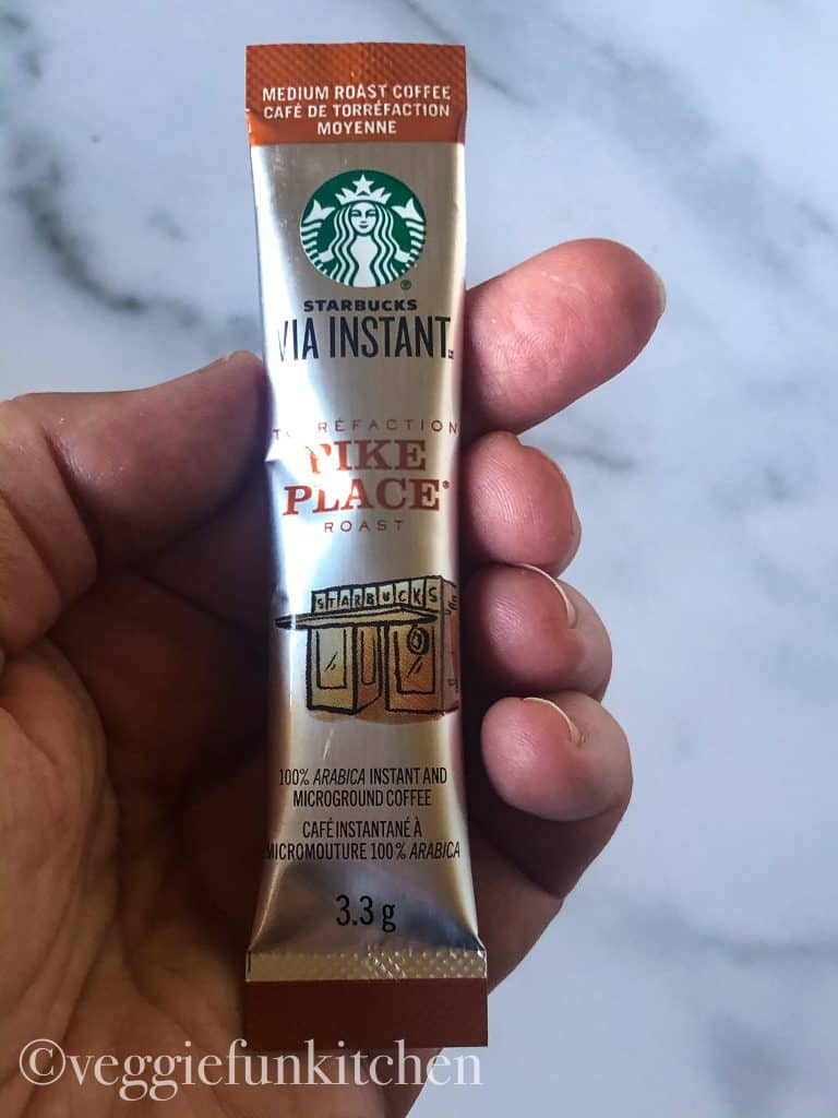 starbucks instant coffee in single serve packet