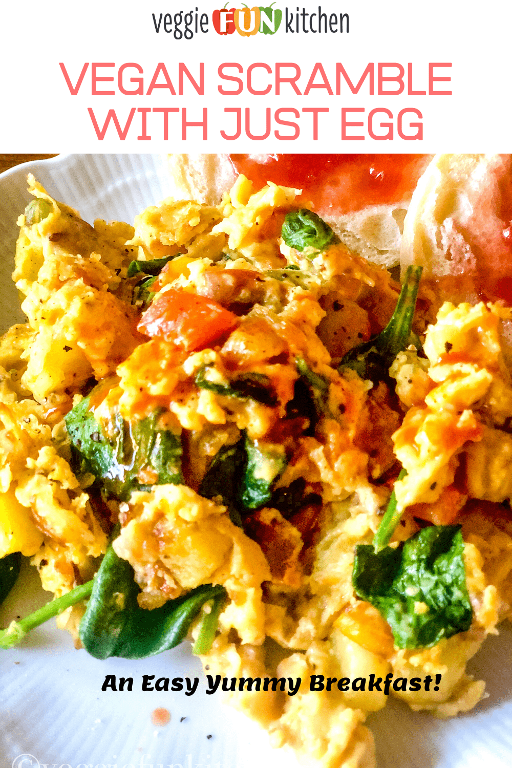 Vegan Breakfast Scramble with Just Egg Veggie Fun Kitchen