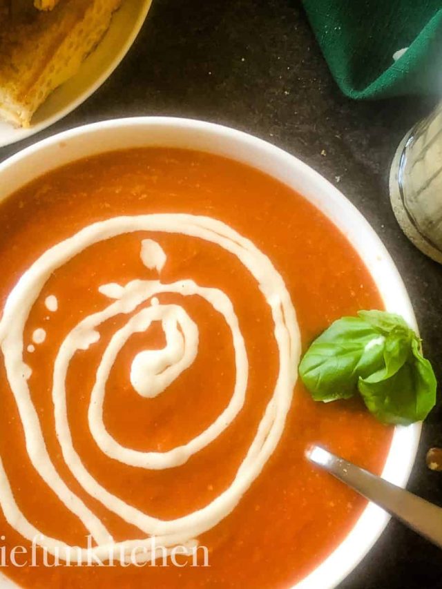 Easy Vegan Creamy Tomato Soup: Instant Pot Recipe!