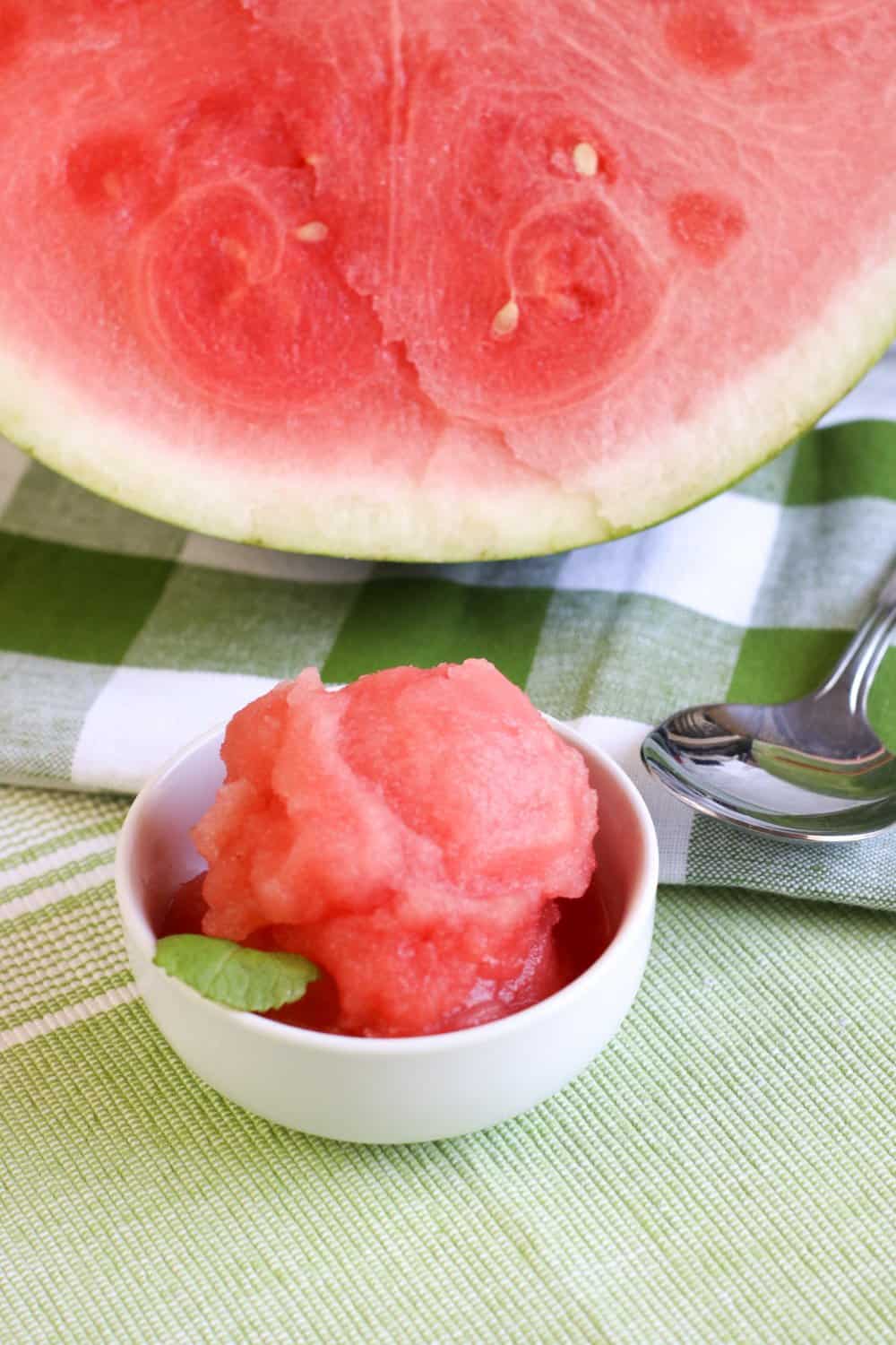 Easy Watermelon Sorbet in the Ice Cream Maker Veggie Fun Kitchen