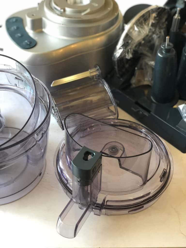 parts and pieces of food processor