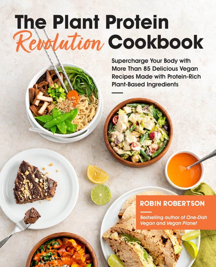 cover for the Plant Protein Revolution Cookbook