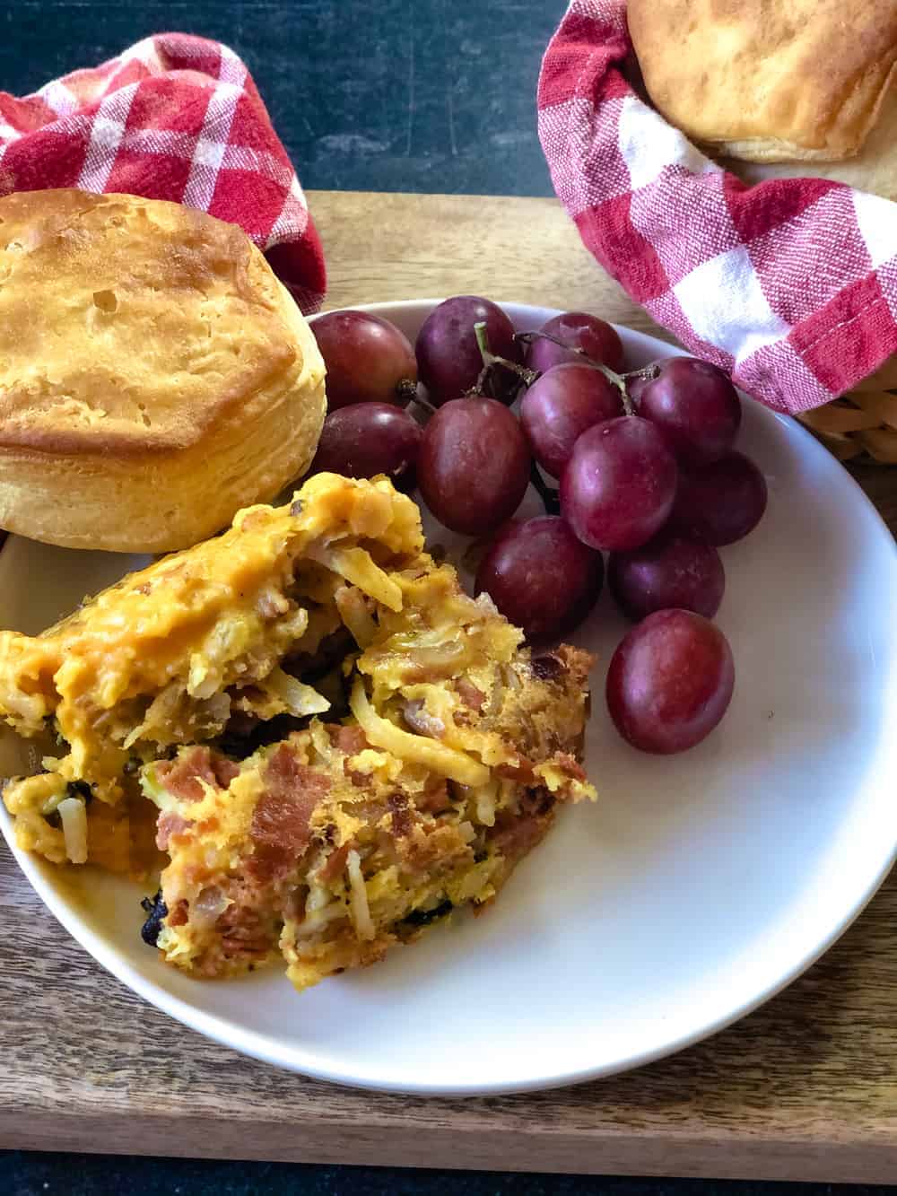 PlantBased Hash Brown Casserole with JUST Egg Veggie Fun Kitchen