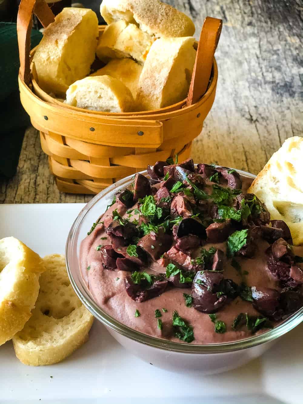 Creamy Kalamata Olive Tapenade, PlantBased Veggie Fun Kitchen