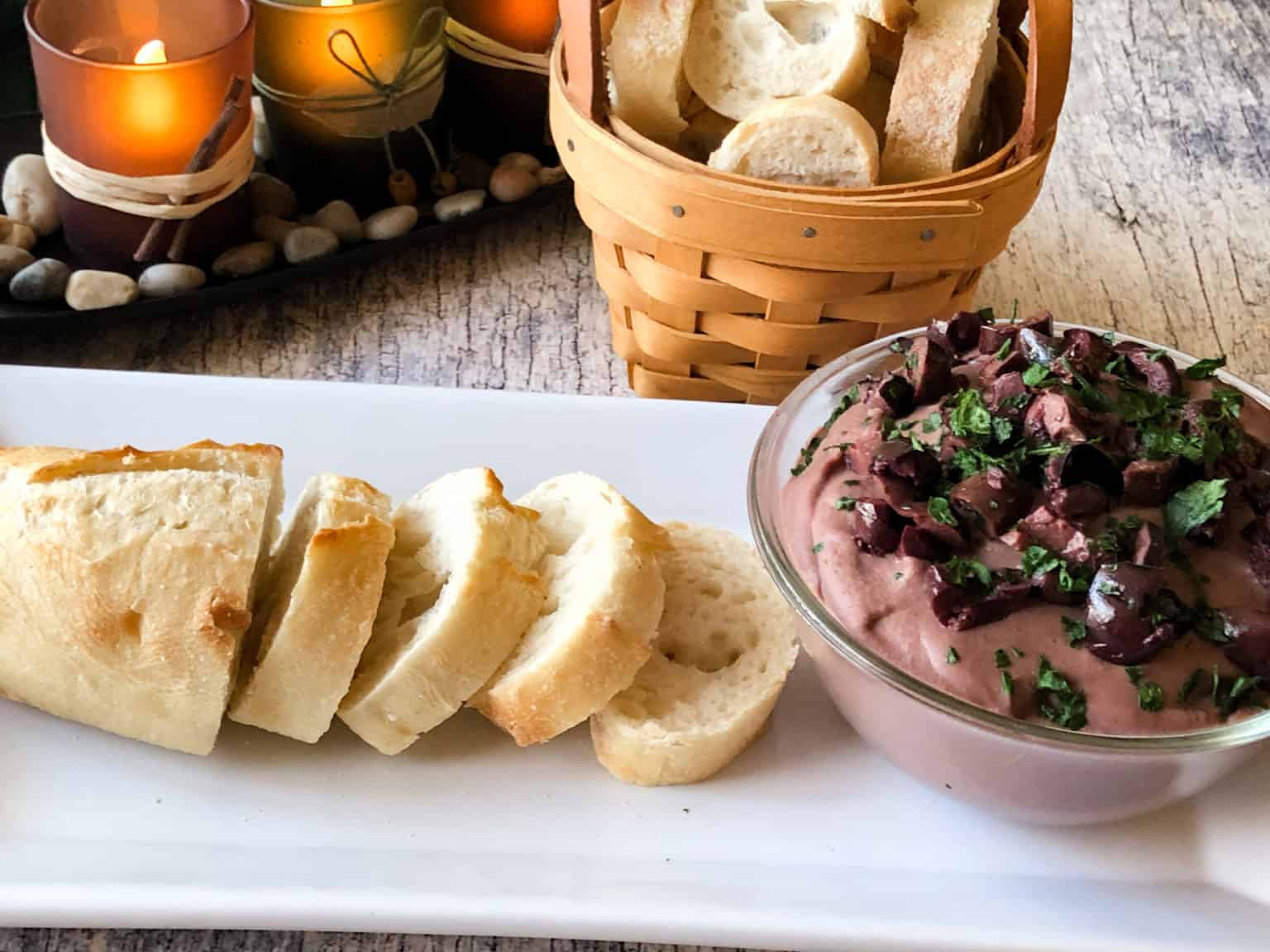 Creamy Kalamata Olive Tapenade, PlantBased Veggie Fun Kitchen