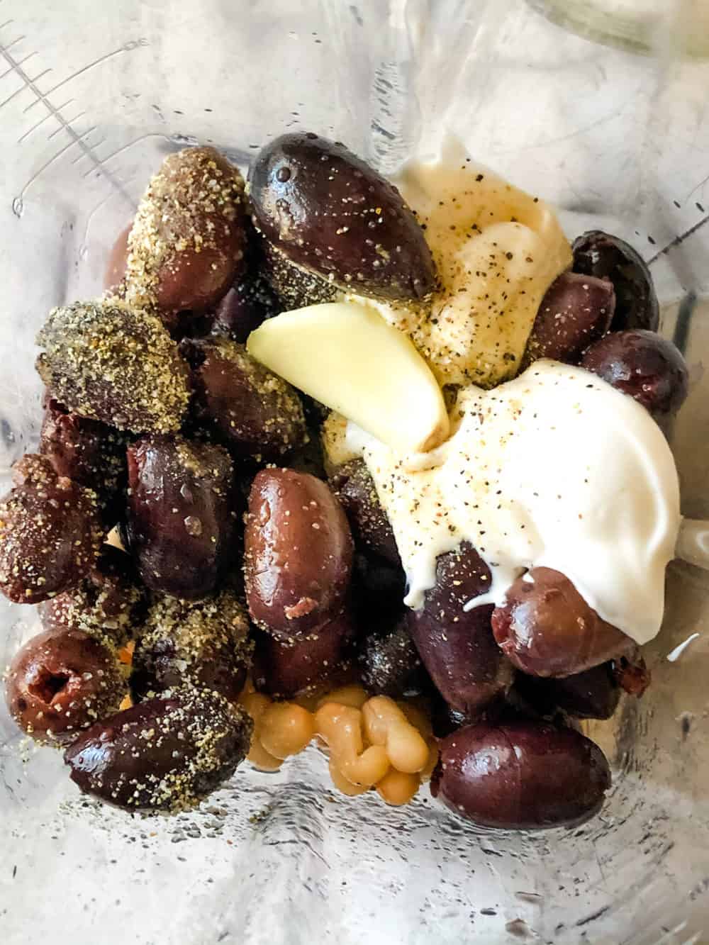 Creamy Kalamata Olive Tapenade, PlantBased Veggie Fun Kitchen