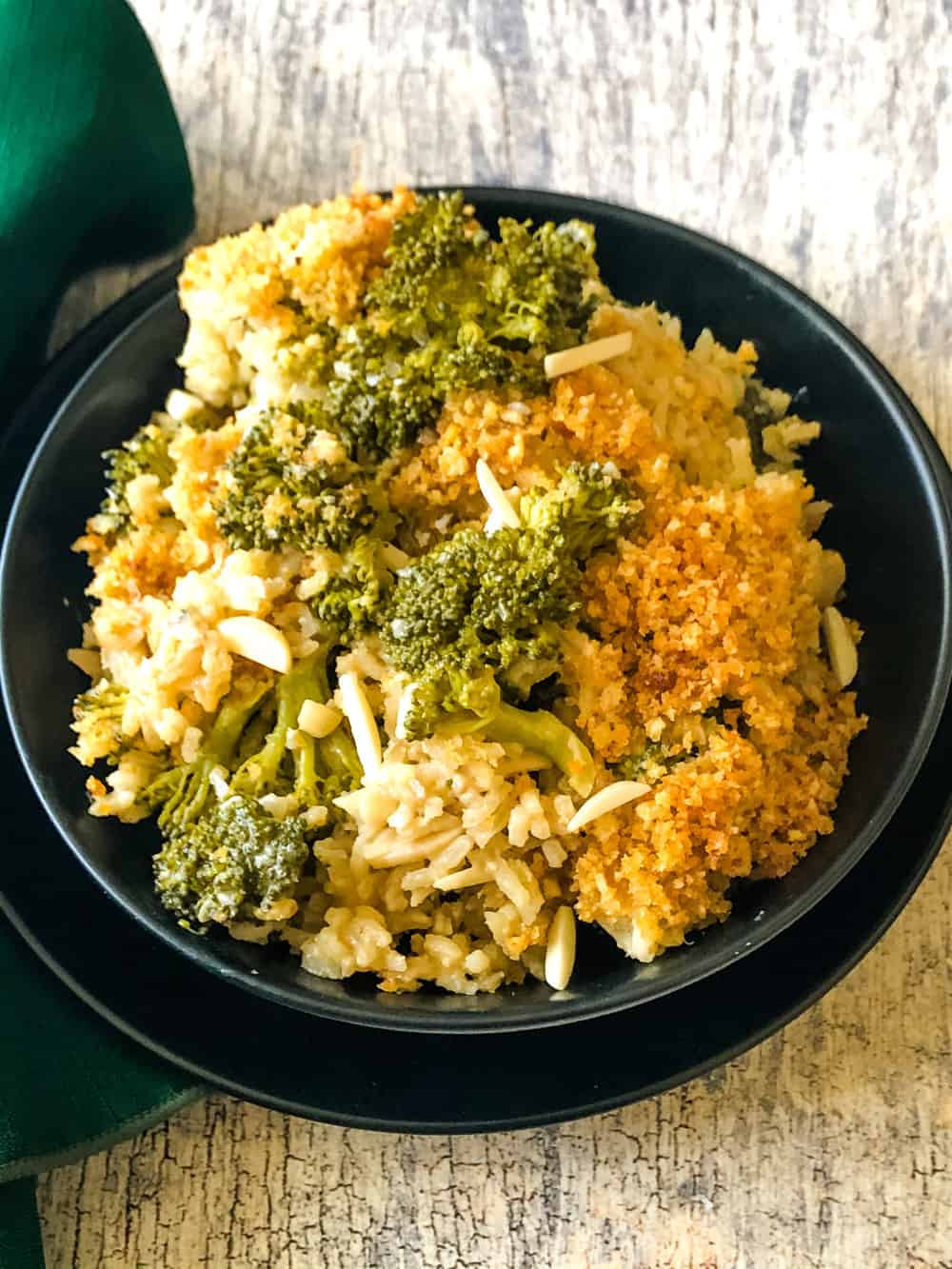 Cheesy Broccoli Rice Casserole (Vegan) Veggie Fun Kitchen