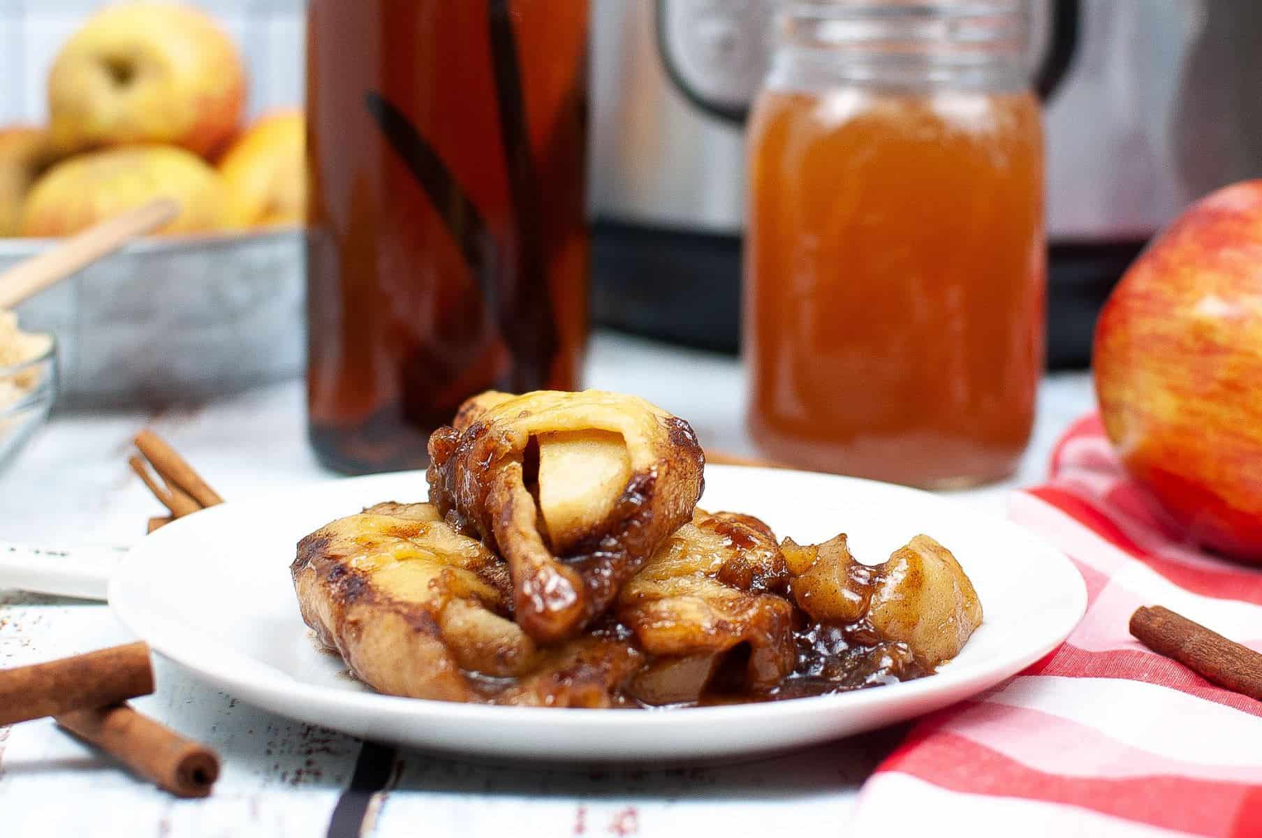 Easy Cinnamon Apple Dumplings in the Instant Pot Veggie Fun Kitchen