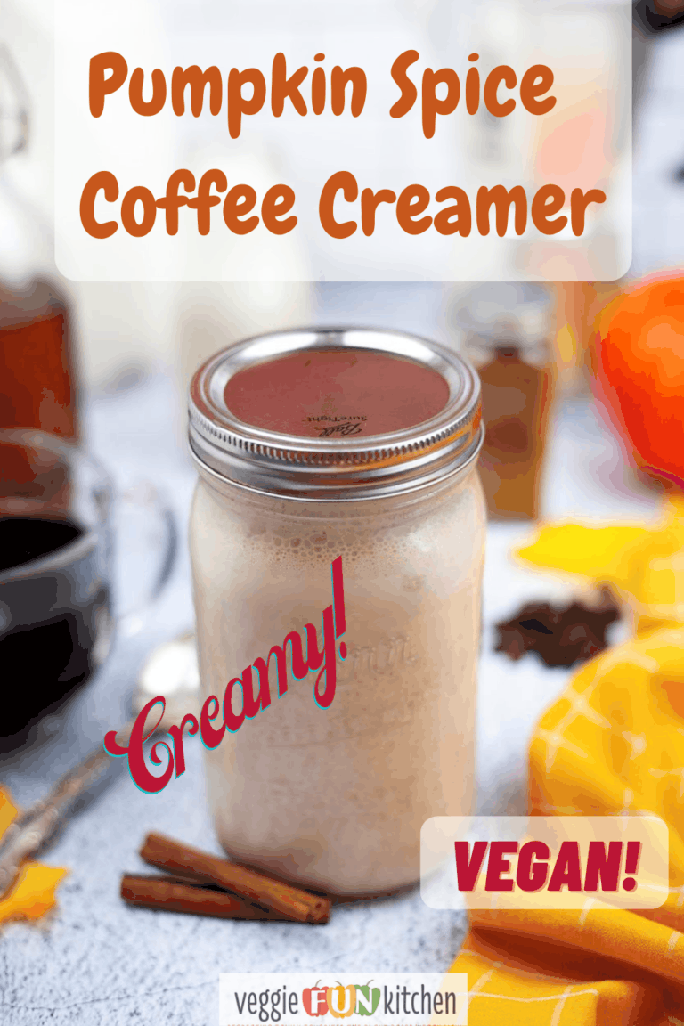 Pumpkin Spice Coffee Creamer, DairyFree Veggie Fun Kitchen