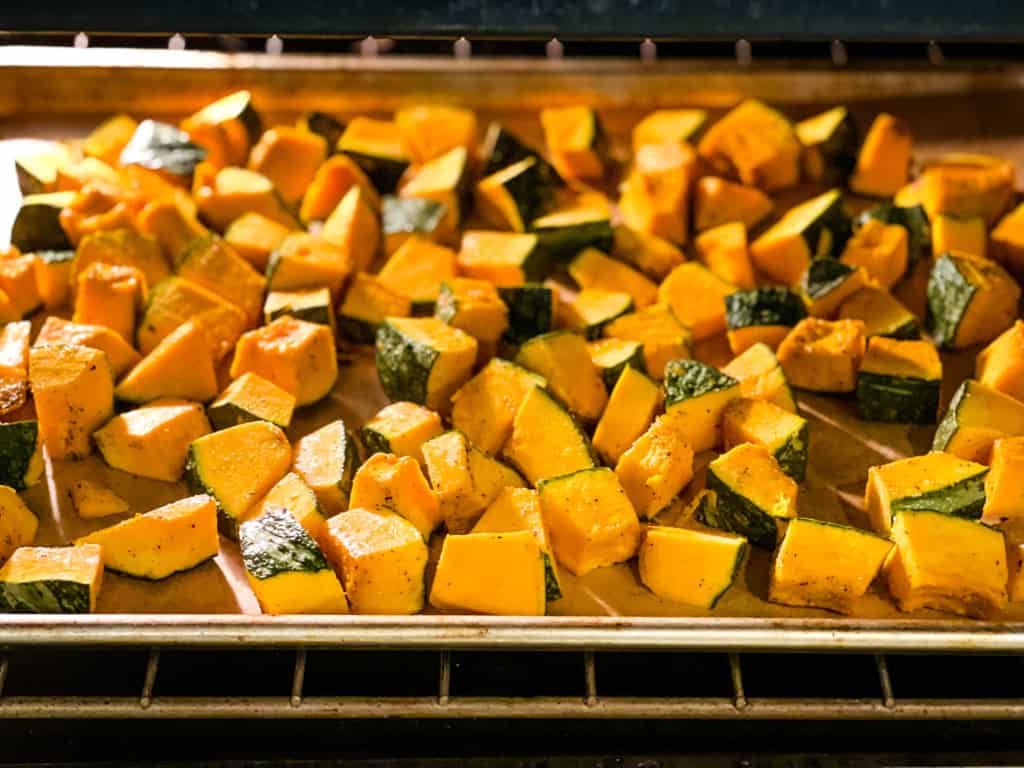 roasting pumpkin in oven