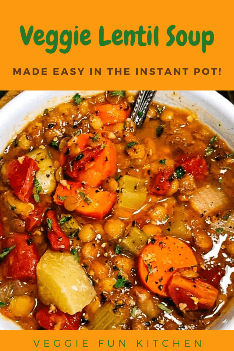 Vegan Lentil Soup Recipe in the Instant Pot - Veggie Fun Kitchen