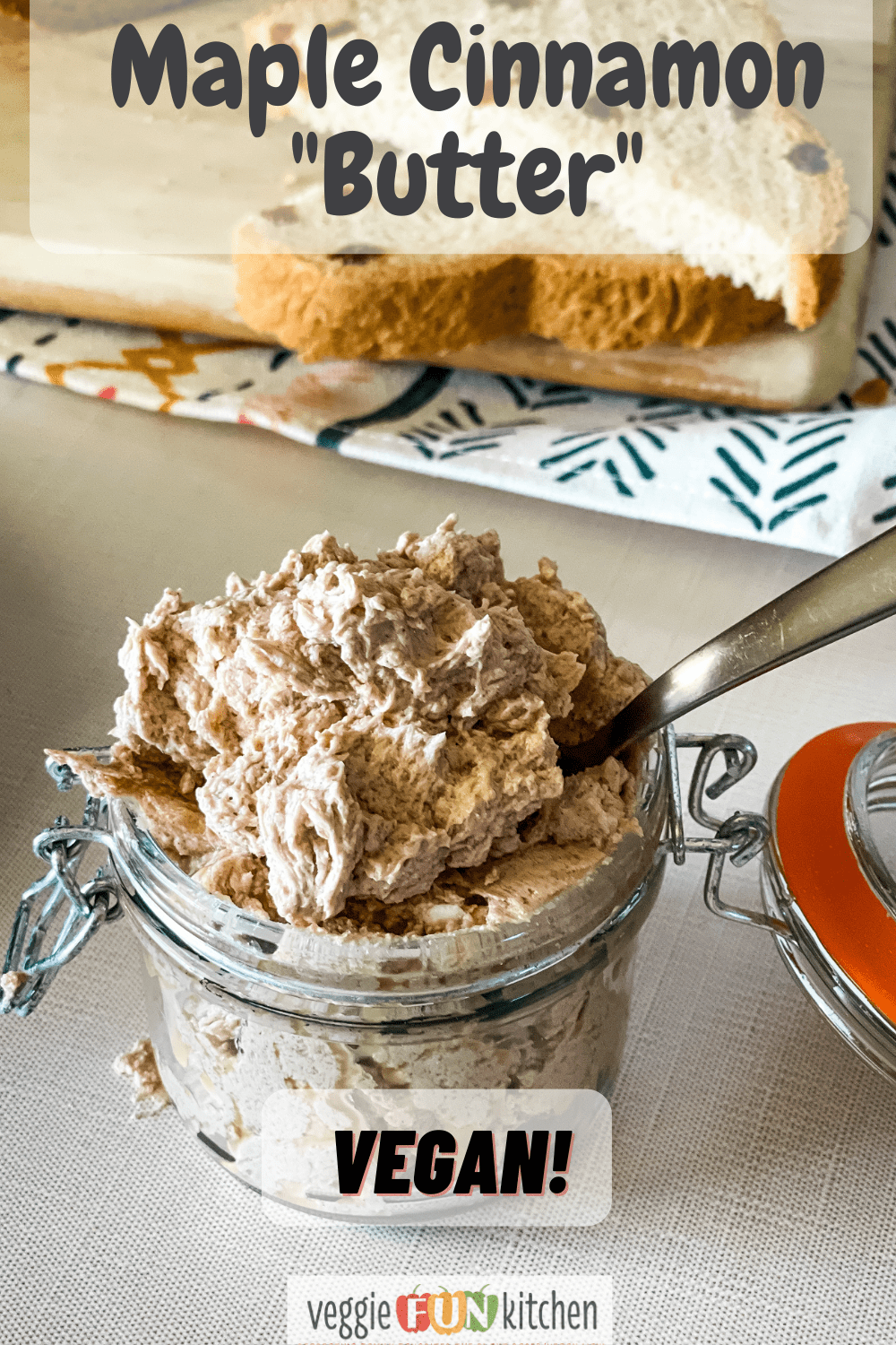 Whipped Maple Cinnamon Butter, Vegan Friendly Veggie Fun Kitchen