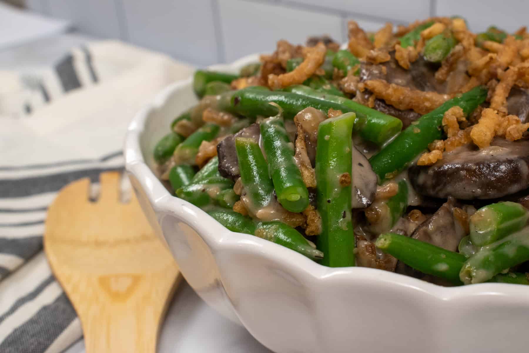 Vegan Green Bean Casserole, Made From Scratch Veggie Fun Kitchen