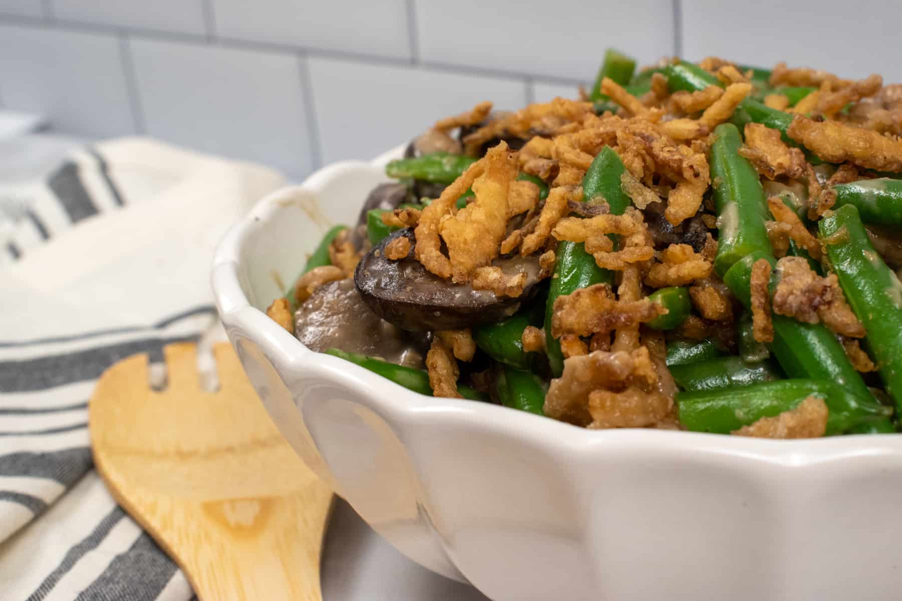 Vegan Green Bean Casserole, Made From Scratch Veggie Fun Kitchen