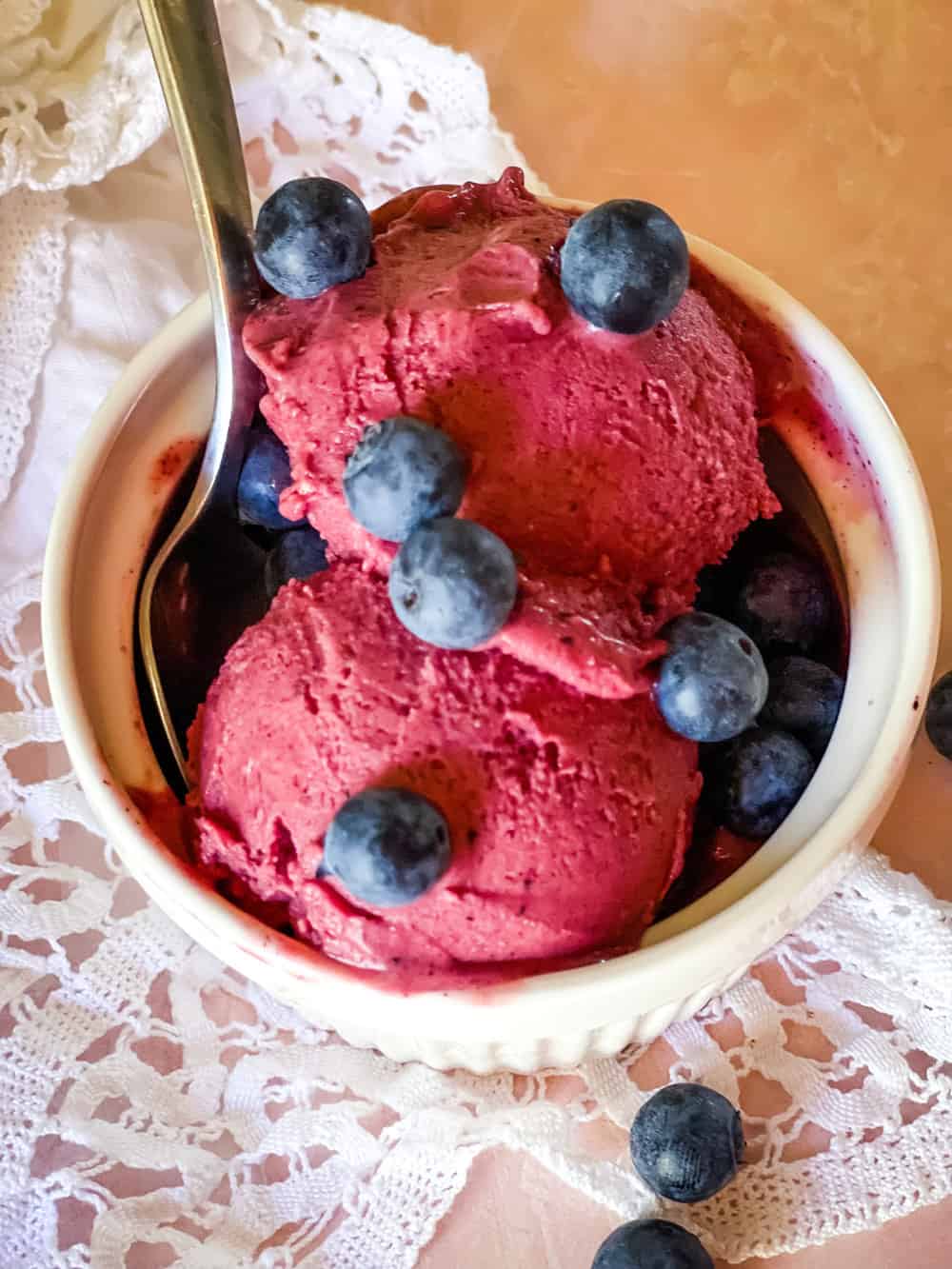 Blueberry Cheesecake Ice Cream, DairyFree Veggie Fun Kitchen