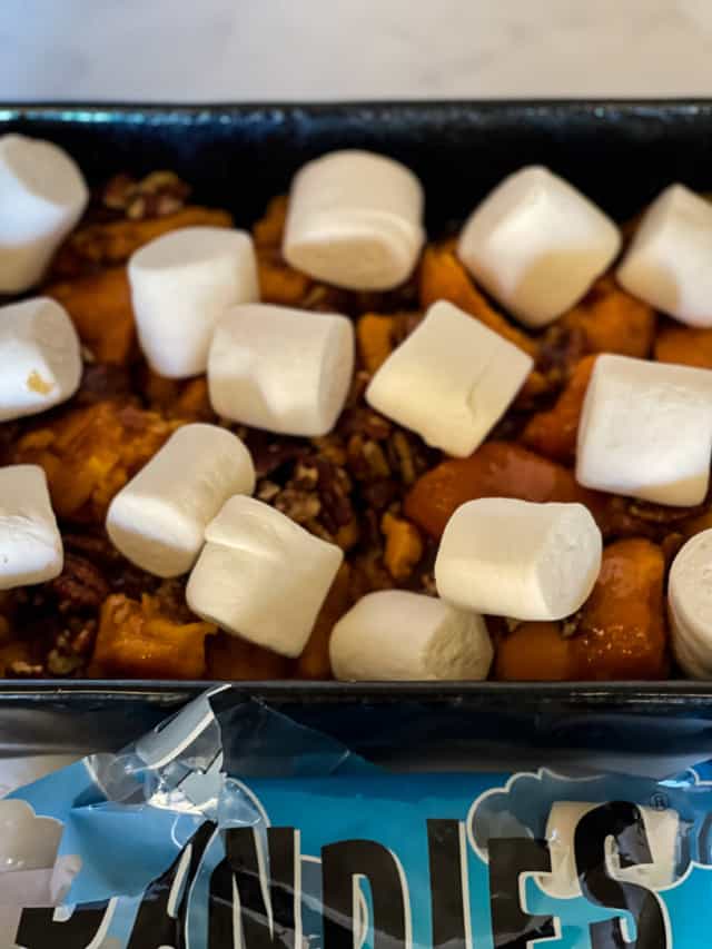 Vegan Candied Yams with Marshmallows and Pecans Veggie Fun Kitchen