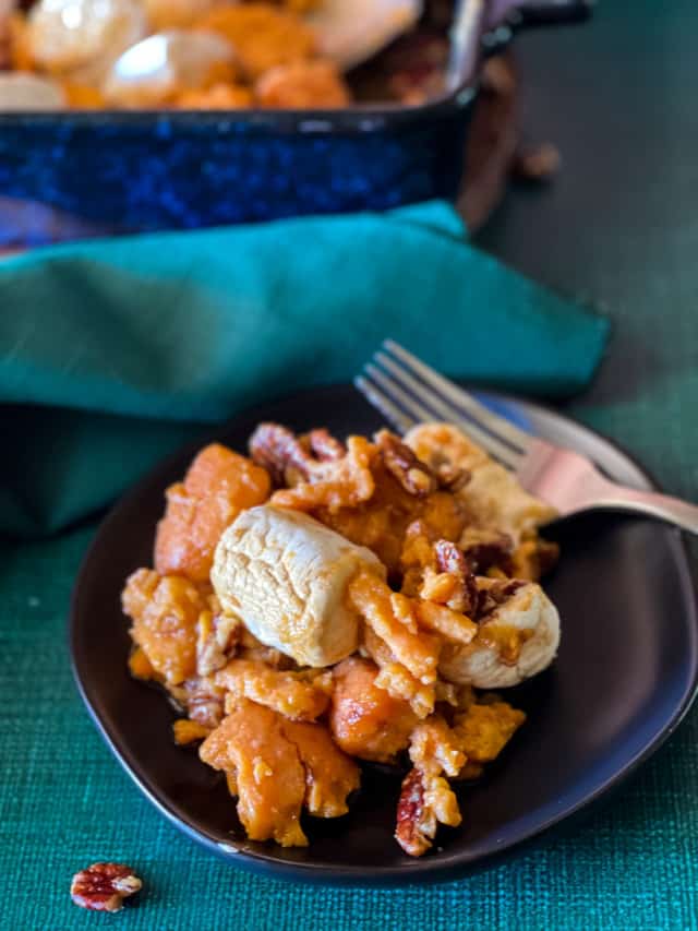 Vegan Candied Yams with Marshmallows and Pecans Veggie Fun Kitchen