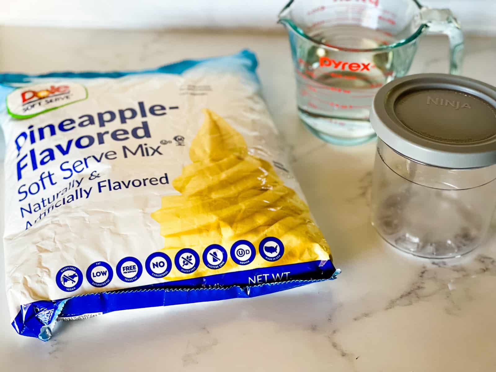 Vegan Pineapple Dole Whip Recipe for the Ninja Creami Veggie Fun Kitchen