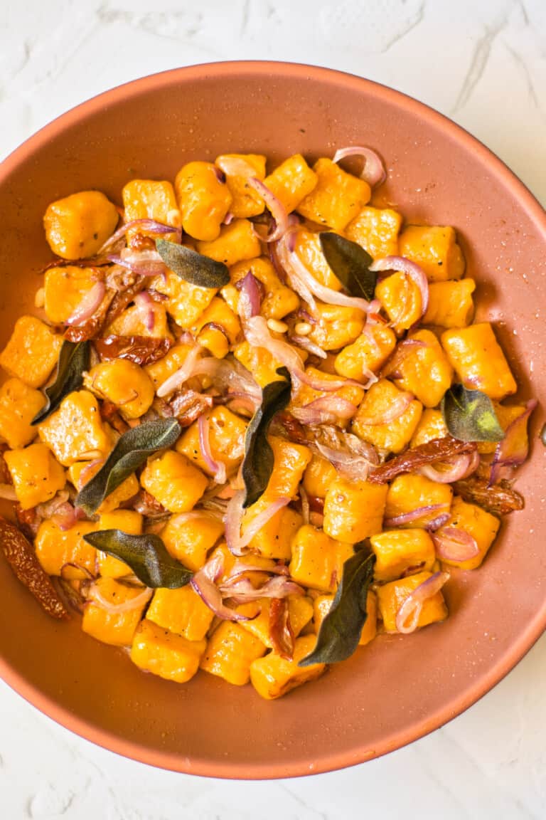 Vegan Pumpkin Gnocchi Made From Scratch Veggie Fun Kitchen