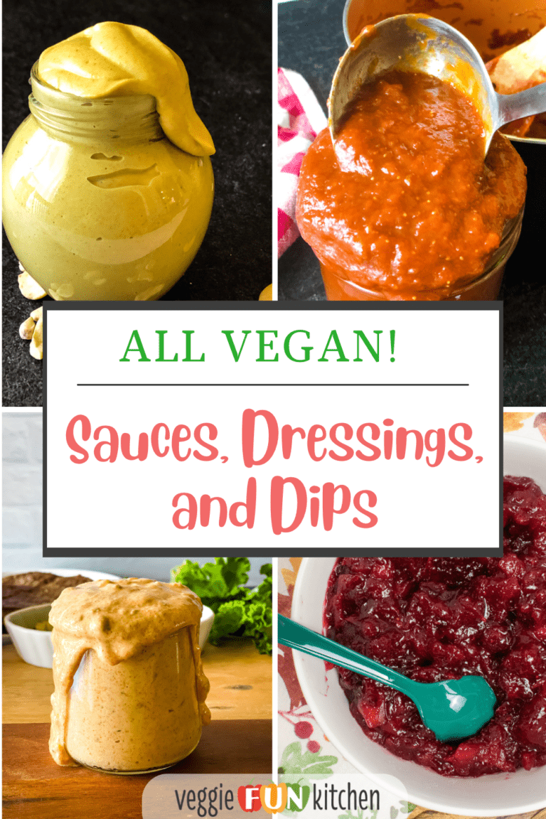 Vegan Sauces, Dressings, and Dips Veggie Fun Kitchen