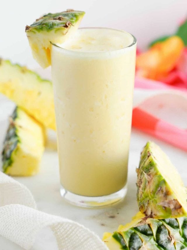 Tropical Refresh: Vegan Orange Pineapple Smoothie!