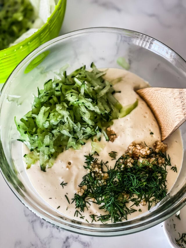 Vegan Tzatziki Sauce Veggie Fun Kitchen