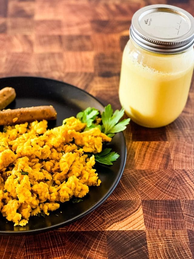 Vegan Mung Bean Egg Mix: JUST Egg Copycat