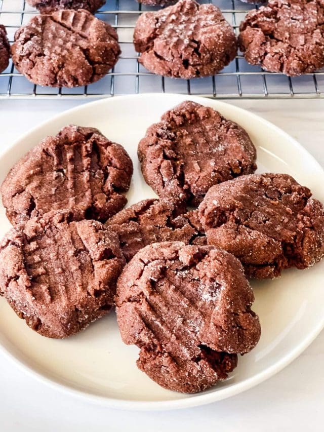 Indulgent Vegan Double-Chocolate Peanut Butter Cookies